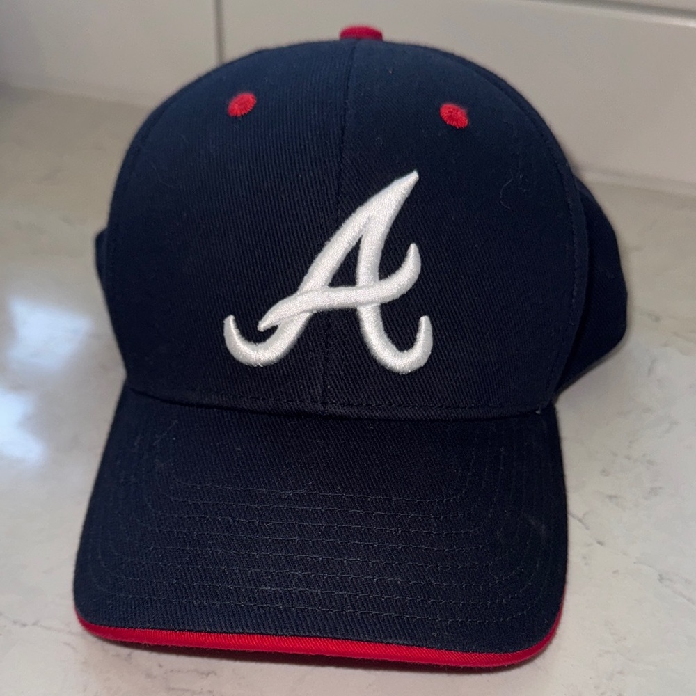 Navy Blue Atlanta Braves Baseball Cap